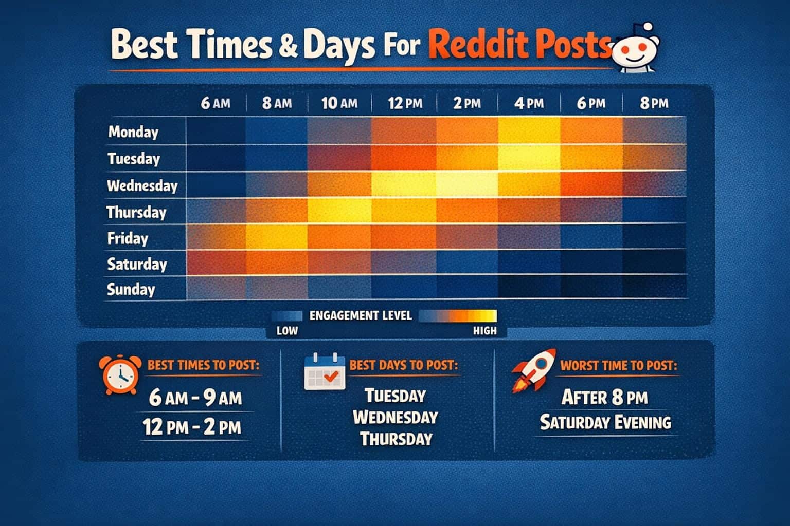 Guide to Reddit Posting Schedules: Best Times and Days For Reddit Posts ...